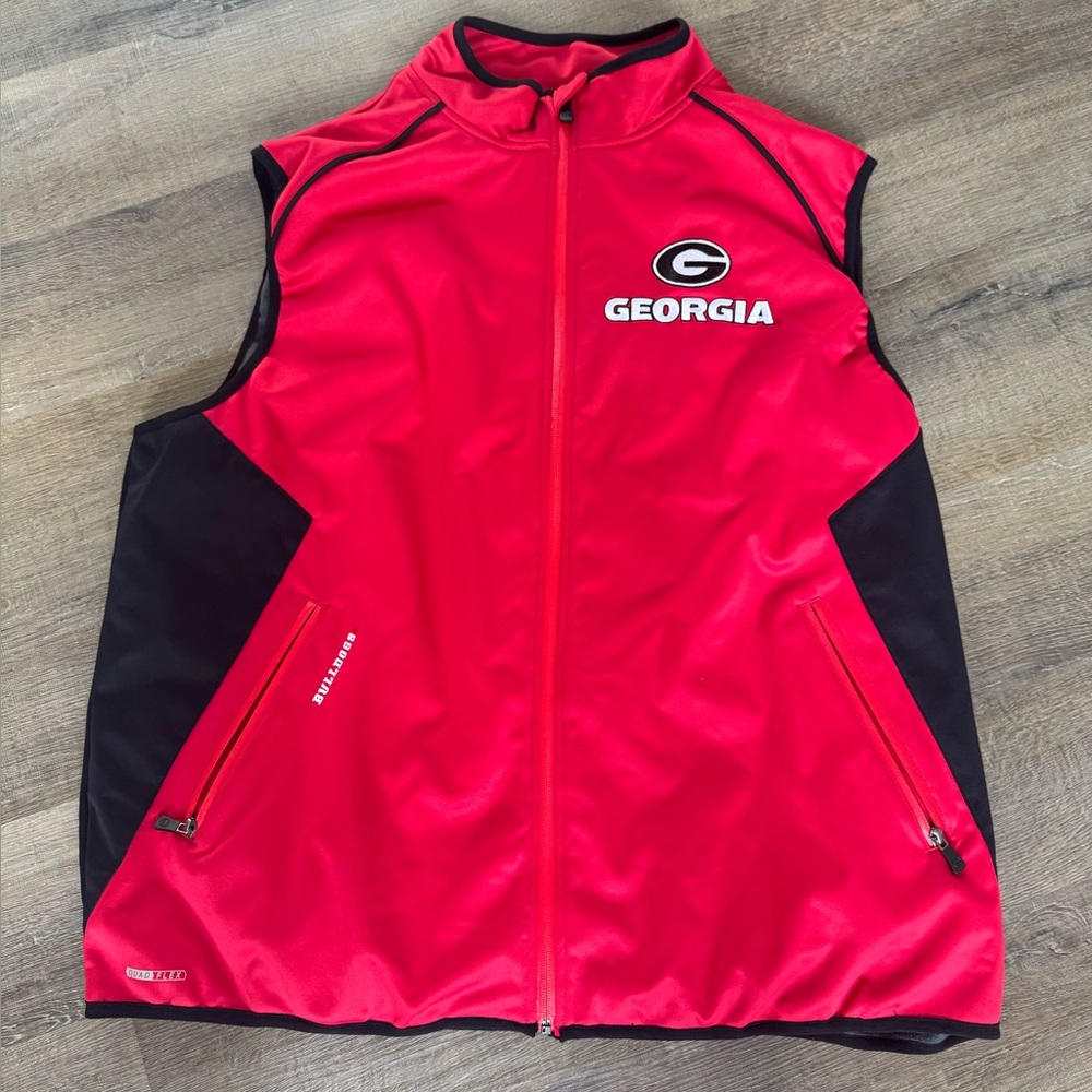 Georgia Bulldogs Red and Black Men's Vest